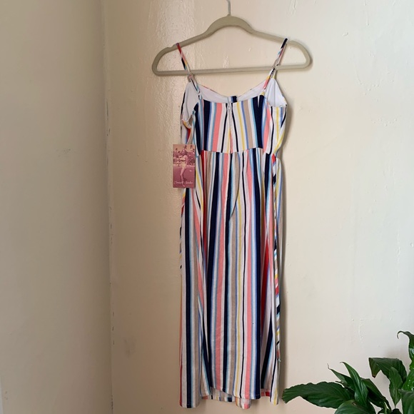 Emerlad Saundae stripe midi dress - Picture 4 of 9